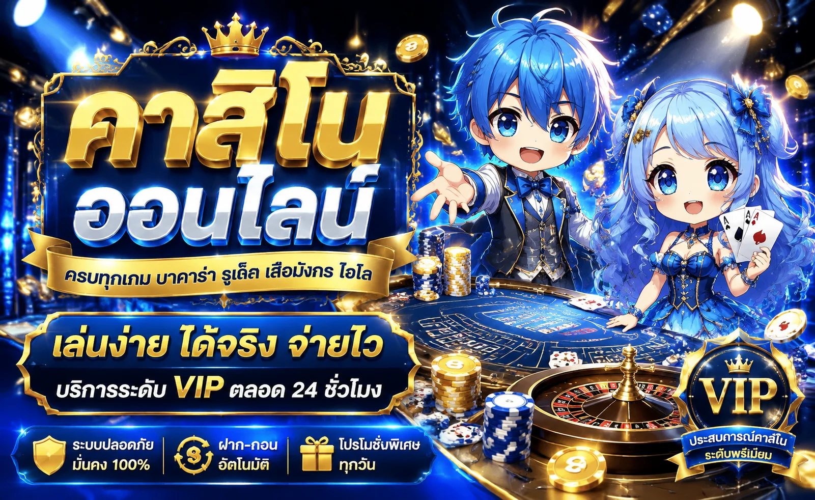 คาสิโนออนไลน์ NUMCHAI บาคาร่าสดและเกมคาสิโนครบทุกค่าย