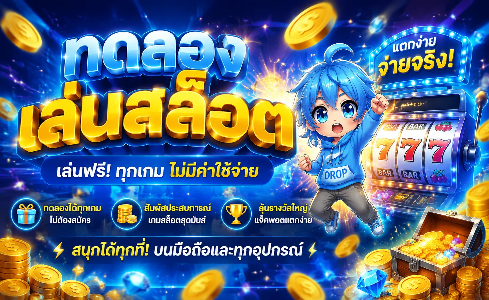 ทดลองเล่นสล็อต NUMCHAI ฟรี ไม่ต้องสมัคร ครบทุกค่ายเกม